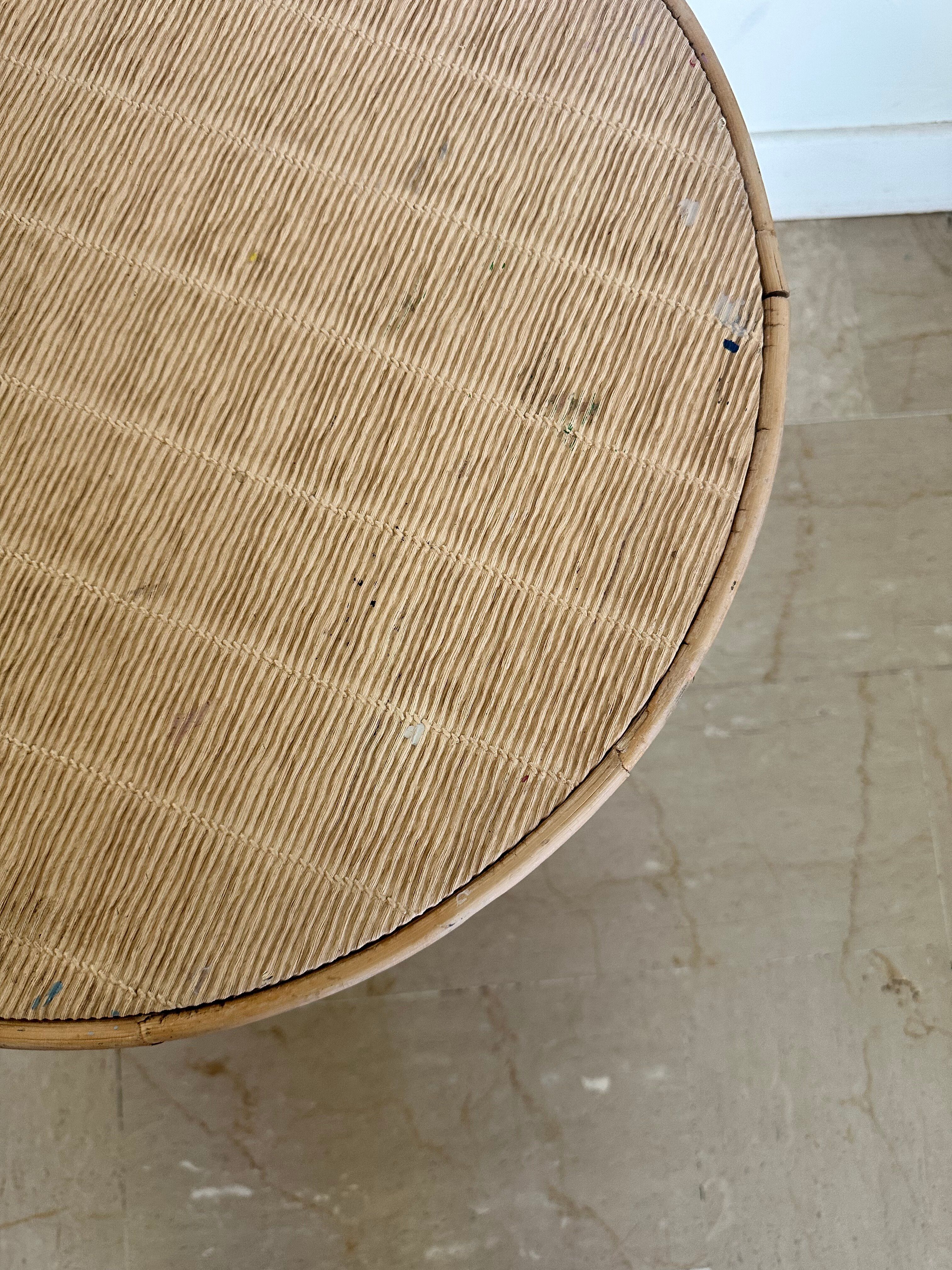 Rattan coffee table