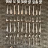 Spoons, forks, small spoons, ladle