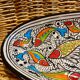 Tunisian dish with fish decoration – Slama pottery (Nabeul)