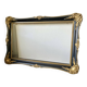 Antique frame Black & gilded borders on wood 51 x 35.5 cm