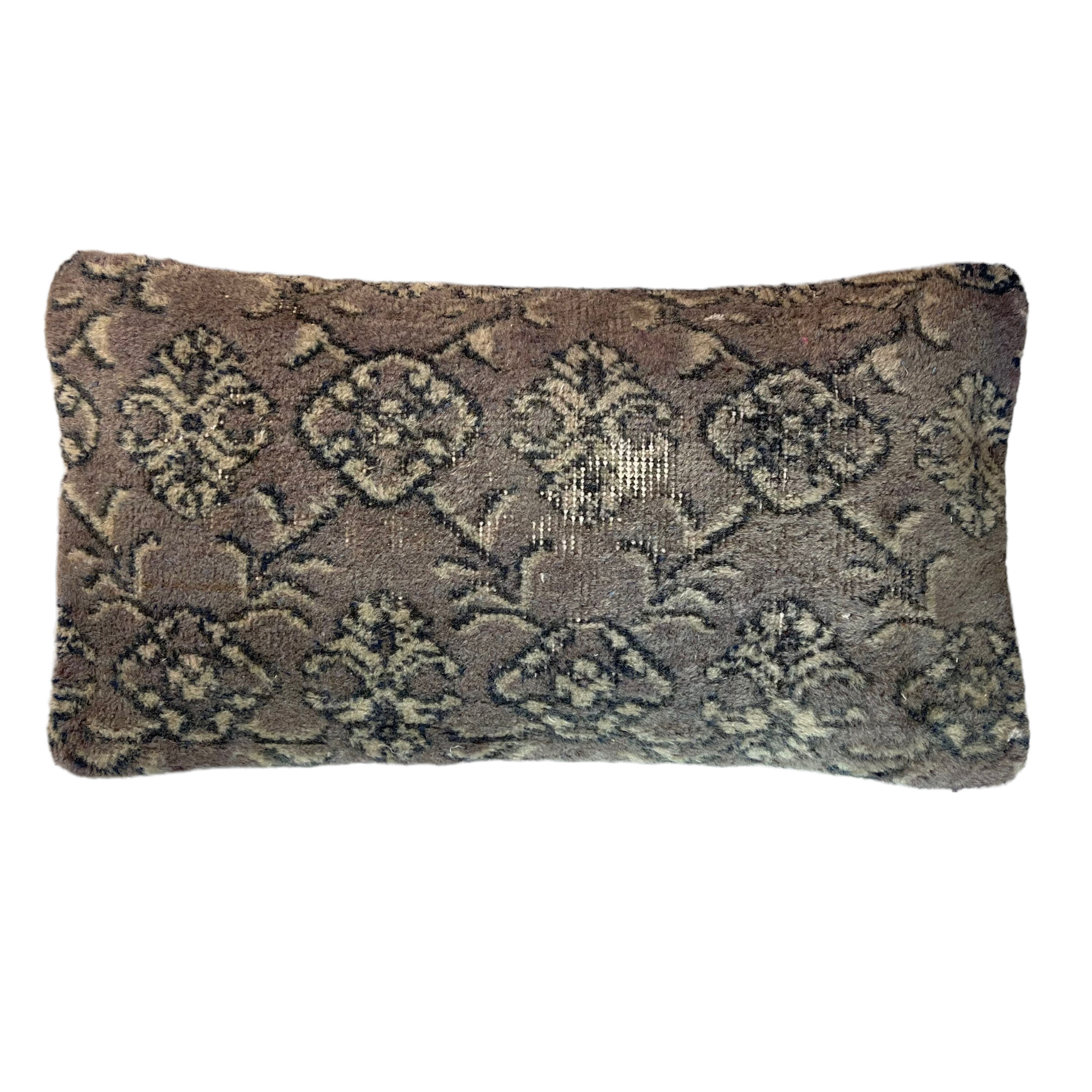 Vintage turkish handmade cushion cover , 30 x 60 cm