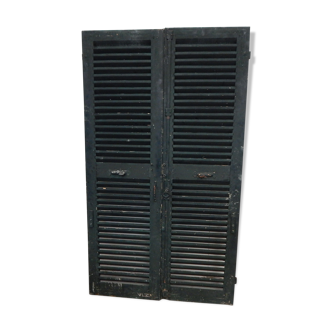 Pair of old shutters