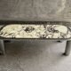 Table basse italienne en marbre et chrome, 1970s
