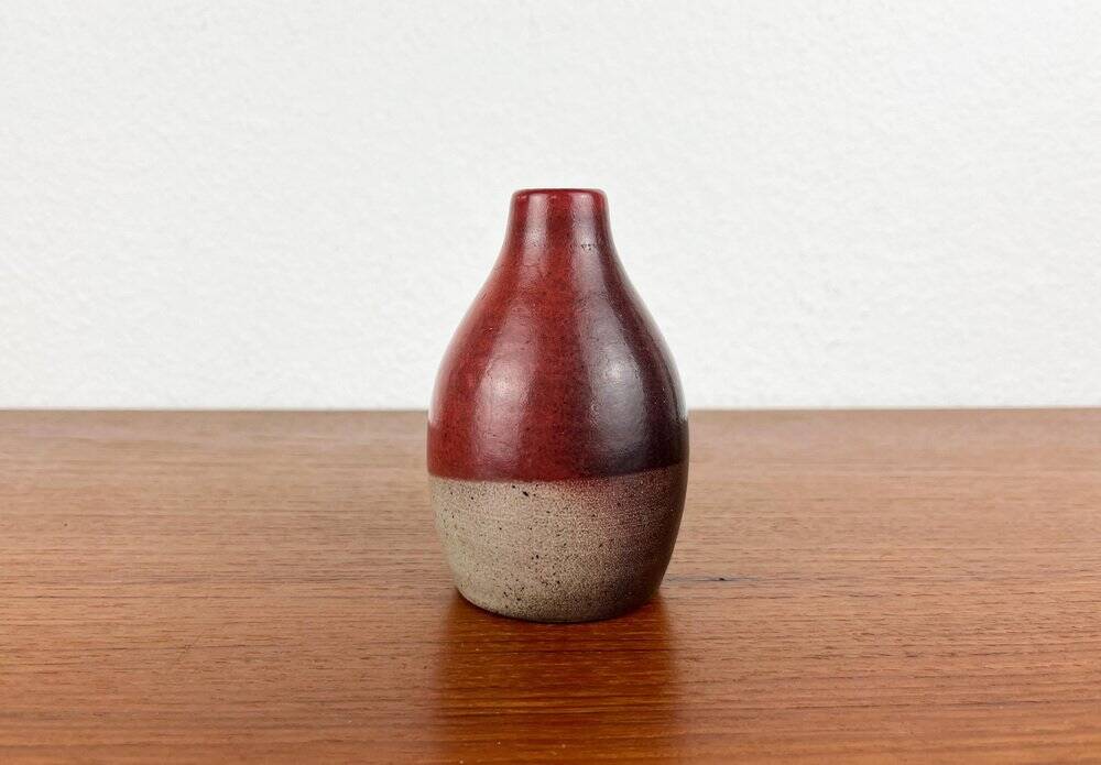 Ceramic vase from a German workshop from the mid-century by Jürgen Riecke, 1960s.