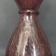 Carafe bottle in purple bubble blown glass Biot 20th century