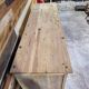 3-door buffet in pitch pine - Early 20th century - Sandblasted