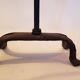 Forged iron candelabra