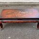 Table basse asiatique motifs fleurs