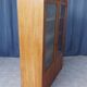 Vintage display bookcase in light oak