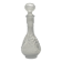 Vintage 1950s French Frosted Glass Decanter - Embossed Grapevine