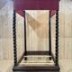 Louis XIII four-poster bed in walnut and poplar
