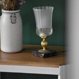 Art Deco marble foot lamp