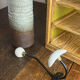 Metal and porcelain hook