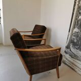 Pair of vintage 60s armchairs