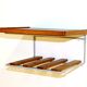 Teak wall bedside table, 1960