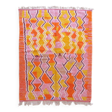 Modern Moroccan Boujad Rug - 271 x 210 cm