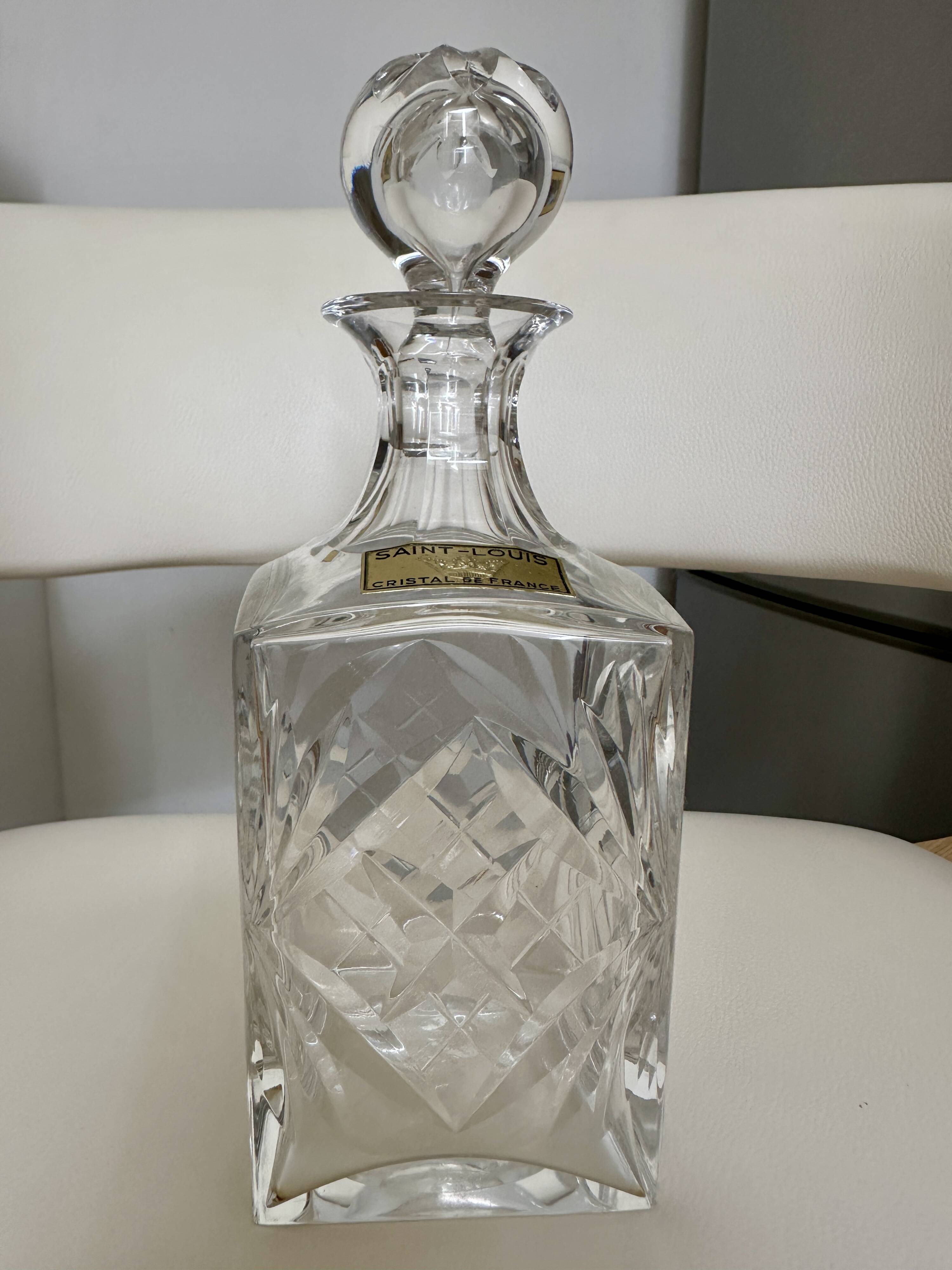 Crystal carafe Saint-Louis