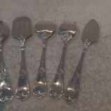 5p hors d'oeuvre service, silver plated metal, goldsmith Ercuis LXV 29