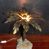 Brutalist palm lamp, 1970.