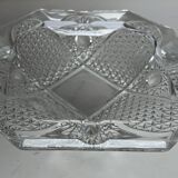 Octagonal glass ashtray