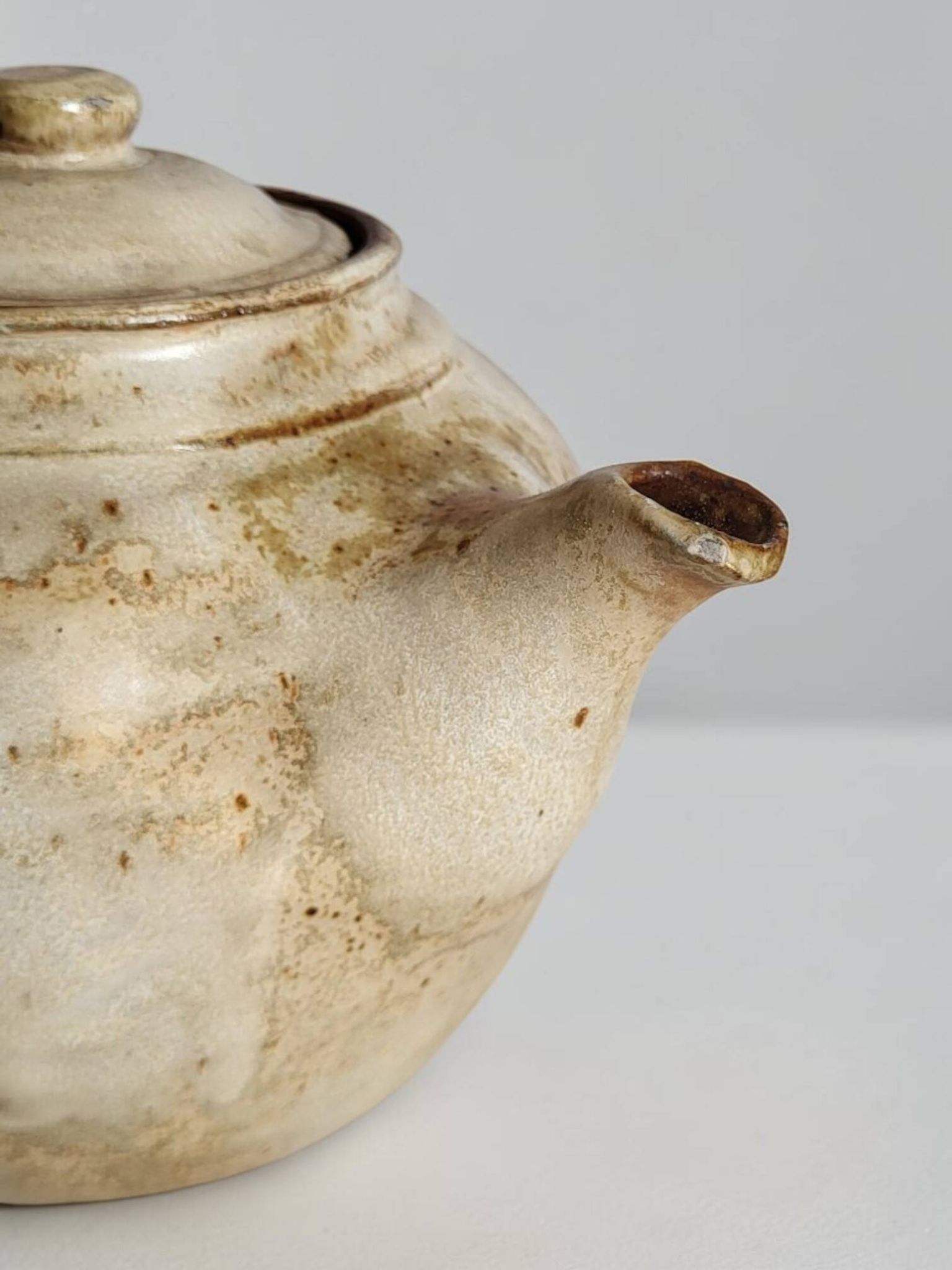 Glazed stoneware teapot – Hervé Rousseau, Atelier de Boisbelle, La Borne
