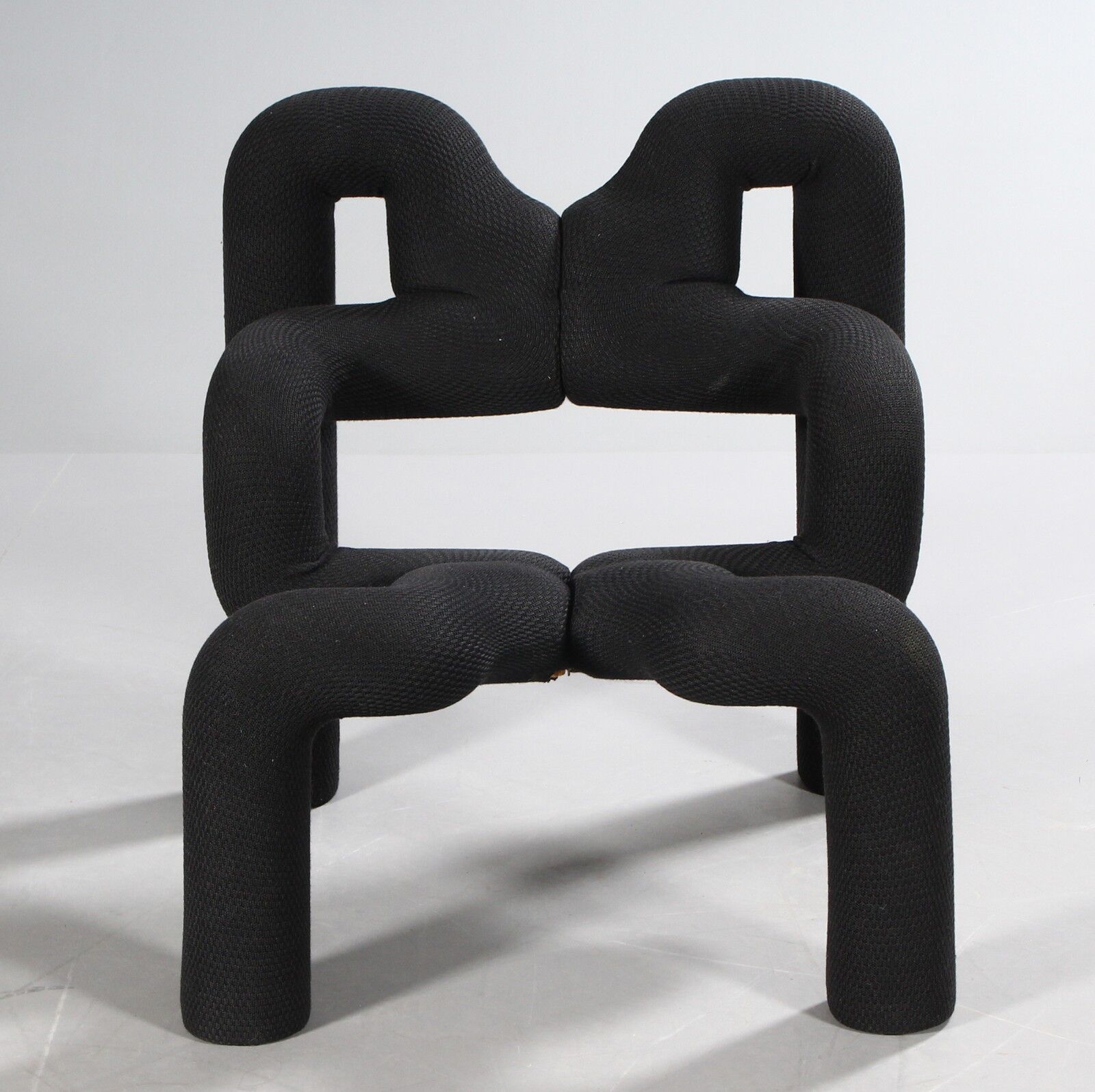 Armchair model 'Extreme', black Terje Ekstrom.