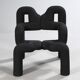 Armchair model 'Extreme', black Terje Ekstrom.