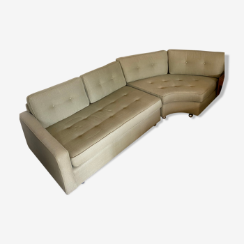 Vintage 2-Piece Modular Sofa
