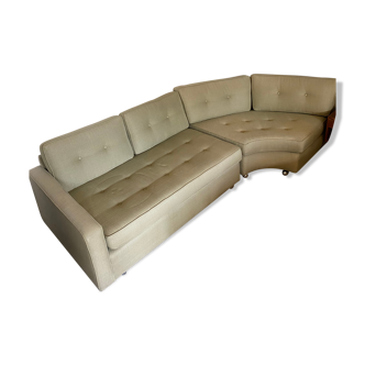 Vintage 2-Piece Modular Sofa