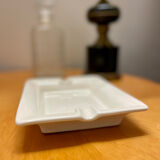 Cendrier en céramique blanc