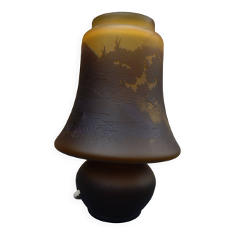 Glass paste lamp