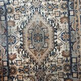 Tapis Vintage Indo-Tabriz en Laine, Années 1970, Élégance Artisanale