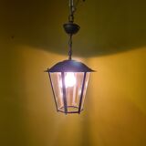 Old french brass hall lantern, from the 1st half 1900s.