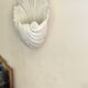 Art Deco shell wall lamp 49cm