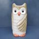 Porte parapluies en céramique hibou vintage