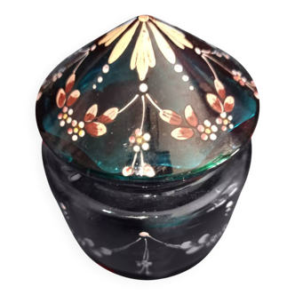 Antique Victorian enamelled candy box