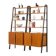 Mid-century free standing two-part wall unit by Brantorps, Sweden, 1960s