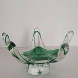Art glass cup in the style of Josef Hospodka's creations for the v
