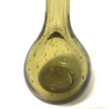 Vase soliflore glass bubbles the rock blows mouth