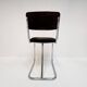 Set metal dining chairs in Gispen style (4), 1970s
