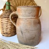 Antique terracotta pitcher