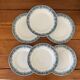 6 flat antique plates in Saint Amand earthenware – model MOROCCO