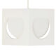 Metal pendant light 61-193 by Shogo Suzuki for Stockmann Orno. Finland 1970s