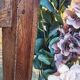 XXL solid oak farmhouse table 260x100 patinated two drawers