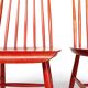 Pair of red chairs "pinnstol"