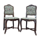 Armand henry pair of natural wood chairs stamped from the regency period