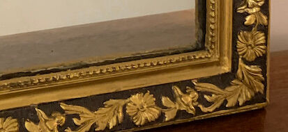 Pearl mirror louis-Philippe style 32x29cm