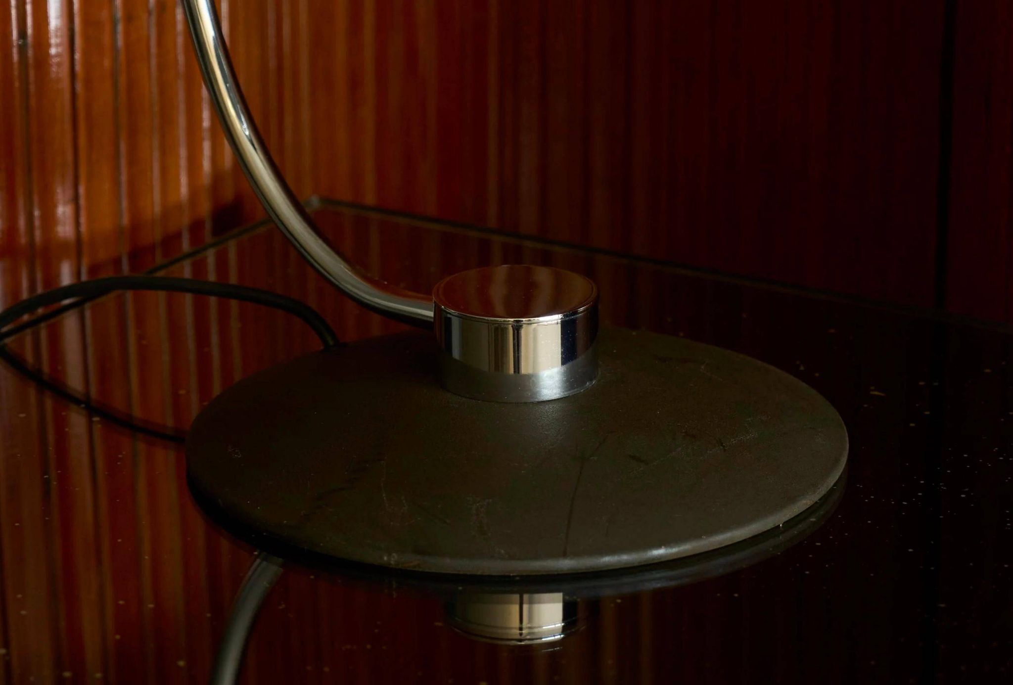 Lampe de table Mid Century réglable en chrome des années 1960