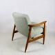 Vintage armchair GFM 300-202 design J.Kedziorek Loft 70s vintage light green