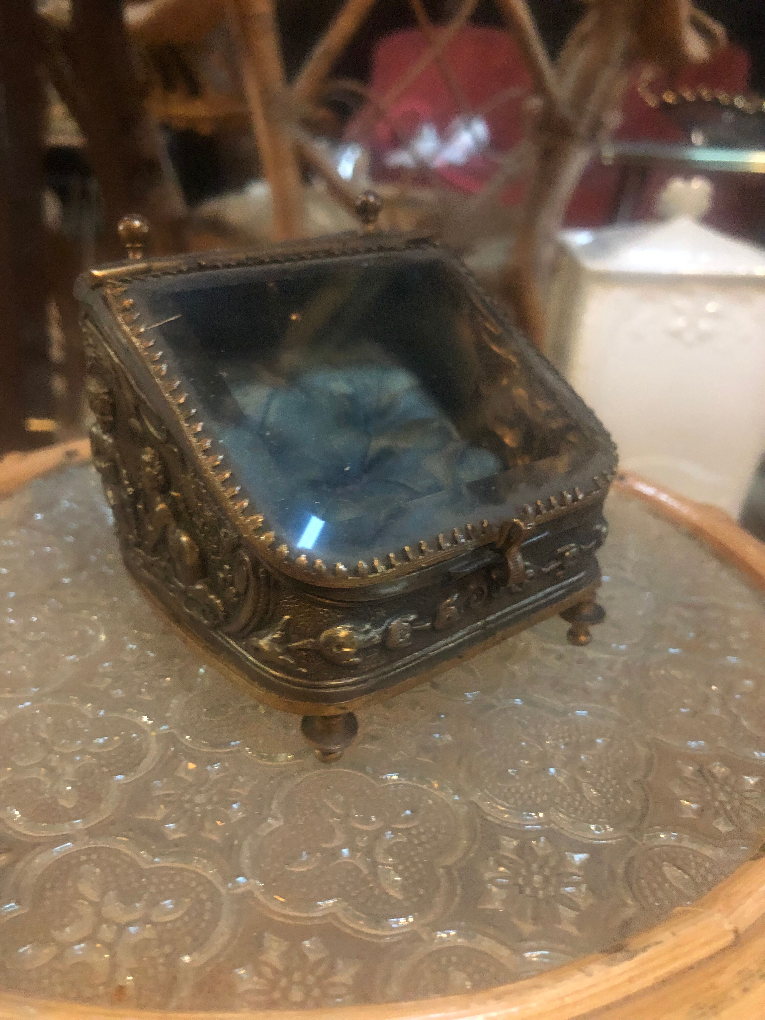 Antique jewelry box